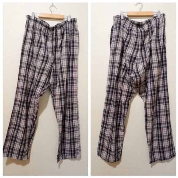 Van Heusen men flannel plaid pants - Picture 2 of 5